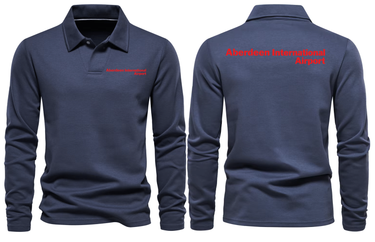 AER ABERDEEN AIRPORT LONG SLEEVE POLO